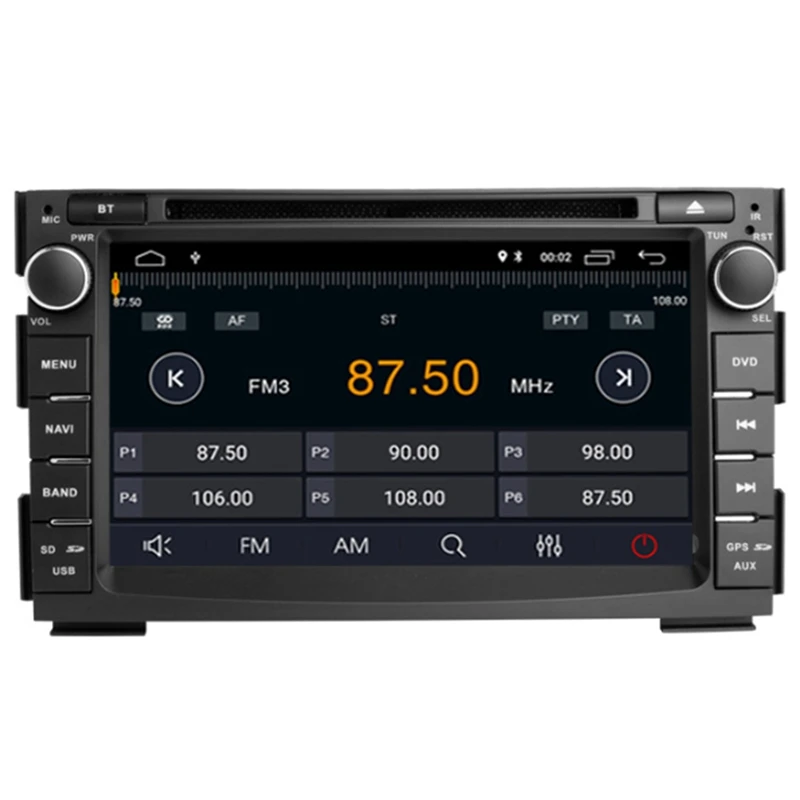 2 Din автомагнитола автомобильный dvd-плеер мультимедиа для Kia Ceed 2010-2012 Venga gps ГЛОНАСС Навигация Аудио Стерео головное устройство видео