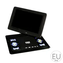 13," Портативный DVD плеер AV вход выход кабель беспроводной ТВ сигнал приема USB порт видео плеер США/Великобритания/ЕС/AU разъем