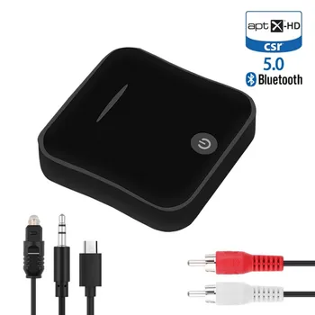 

Bluetooth 5.0 Transmitter Receiver CSR8675 APTX HD LL Bt Audio Music Wireless USB Adapter 3.5mm 3.5 AUX Jack/SPDIF/RCA For TV PC