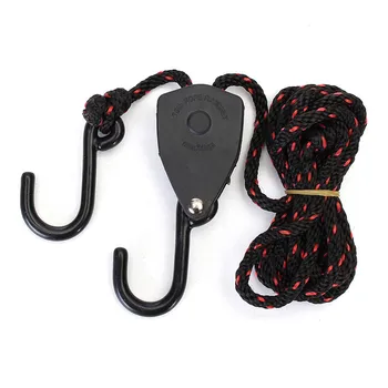 

1pcs 1/8 About 1.9m Grow Light Hangers Adjustable Rope Ratchets Hydroponics Tent Carbon Filters Support Dropshipping