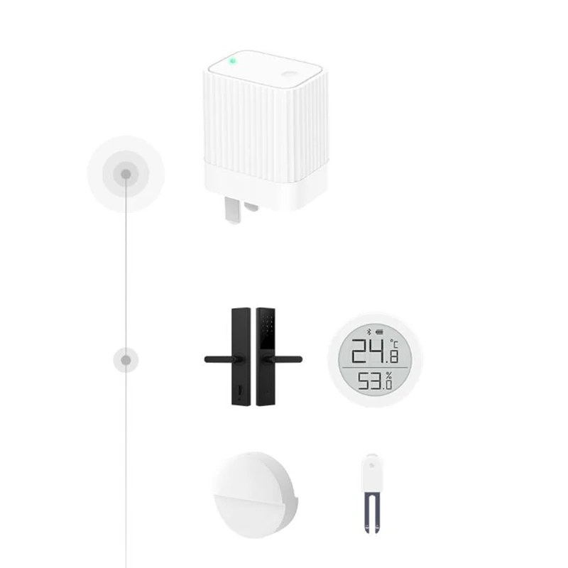 Новое поступление Xiaomi Smart Cleargrass Bluetooth/Wifi шлюз концентратор Работает с Mijia Bluetooth подустройство умный дом как адаптер