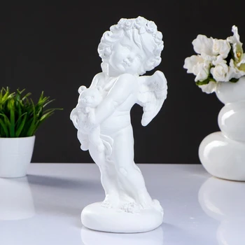 

Figure "Angel with a bear" white 12x12x29cm 3967676
