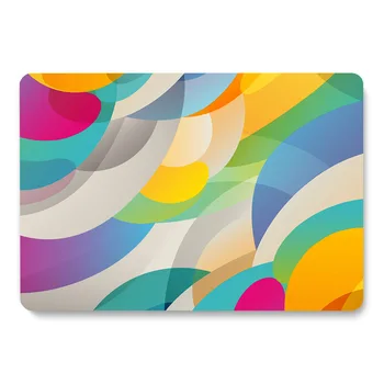 

Abstract Colorful Circular Pattern Laptop Case For Apple MacBook Retina Air 11 12 13.3 New Pro 15.4 16 inch Cover shell