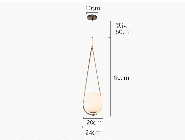 Gota de Água de Ouro Bola de Vidro Lâmpadas de Quarto e Lanternas de Protótipo do Estudo Lâmpada do Quarto das Crianças Moderno Restaurante Lustre 16 e lanternas de protótipo Do estudo Lâmpada do quarto das Crianças