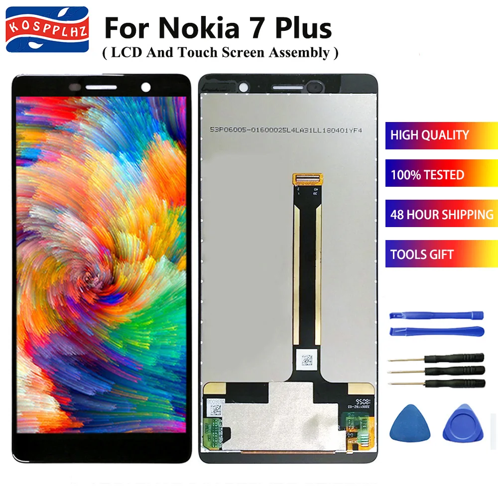 6 0 &quotдля Nokia 7 Plus / E7 ЖК-дисплей кодирующий преобразователь сенсорного экрана в