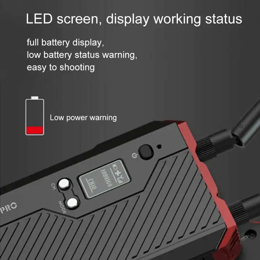 HDMI SDI CVW SWIFT 800Pro 800ft/250m 무선 이미지 전송 시스템, SDI 포트 US 플러그 100-240V