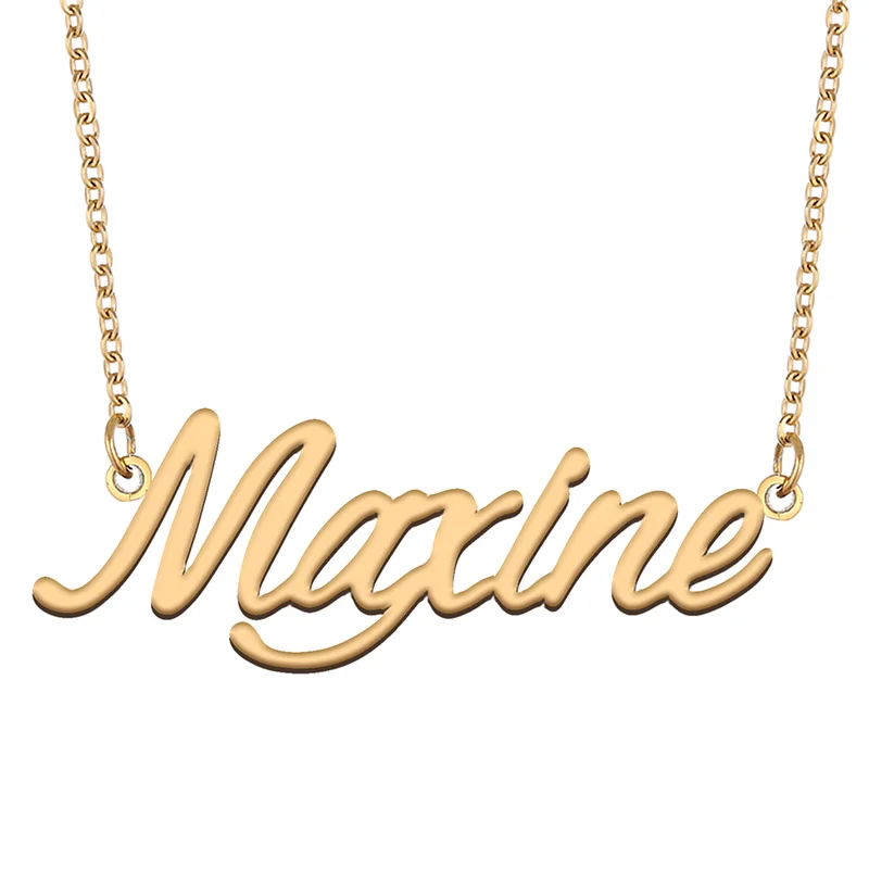 

Necklace with Name Maxine for His Her Family Member Best Friend Birthday Gifts on Christmas Mother Day Valentine's Day