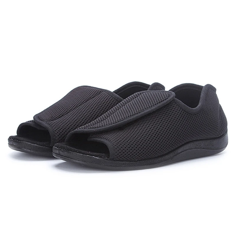 

Spring/Summer Diabetic Shoes Foot Wide Old Man's Foot Deformation Middle-Aged Shoes Foot Puffy External Deformation Nursing