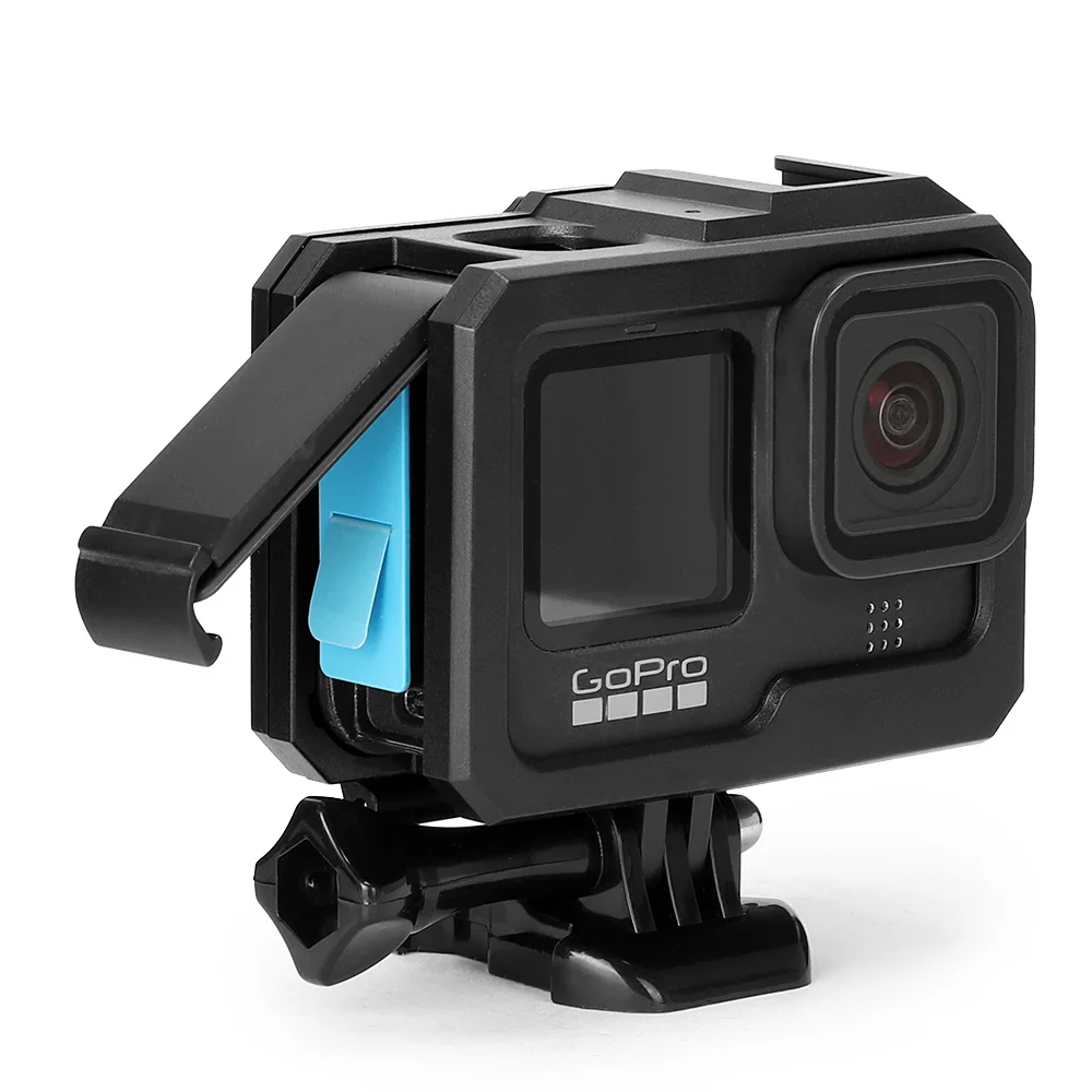 Водонепроницаемый пластиковый чехол для GoPro Hero 9 Черный Защитный дайвинга