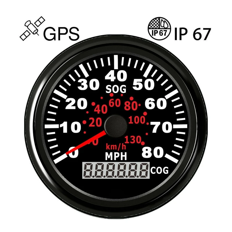 Универсальный Gps скоростной датчик скорости 0 80 миль/ч для мотоцикла лодки яхты