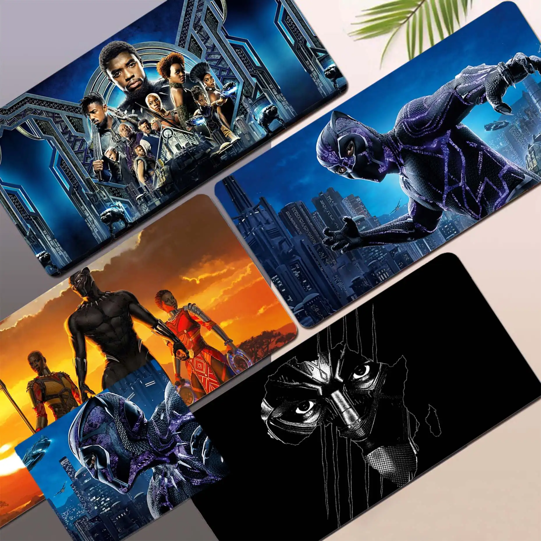 Новинка резиновый прочный Настольный коврик для мыши Disney с черной пантерой