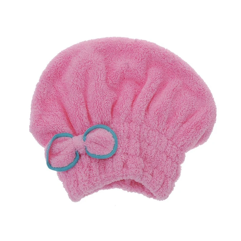 

Useful minifiber dry hair hat quickly dry hair rolled towel cap