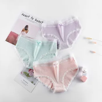 

3 Pcs/Lot Women's Sexy panties Seamless Underwear Sexy Ultra-thin Briefs Solid Panty Briefs Female Lingerie brief YZT S08