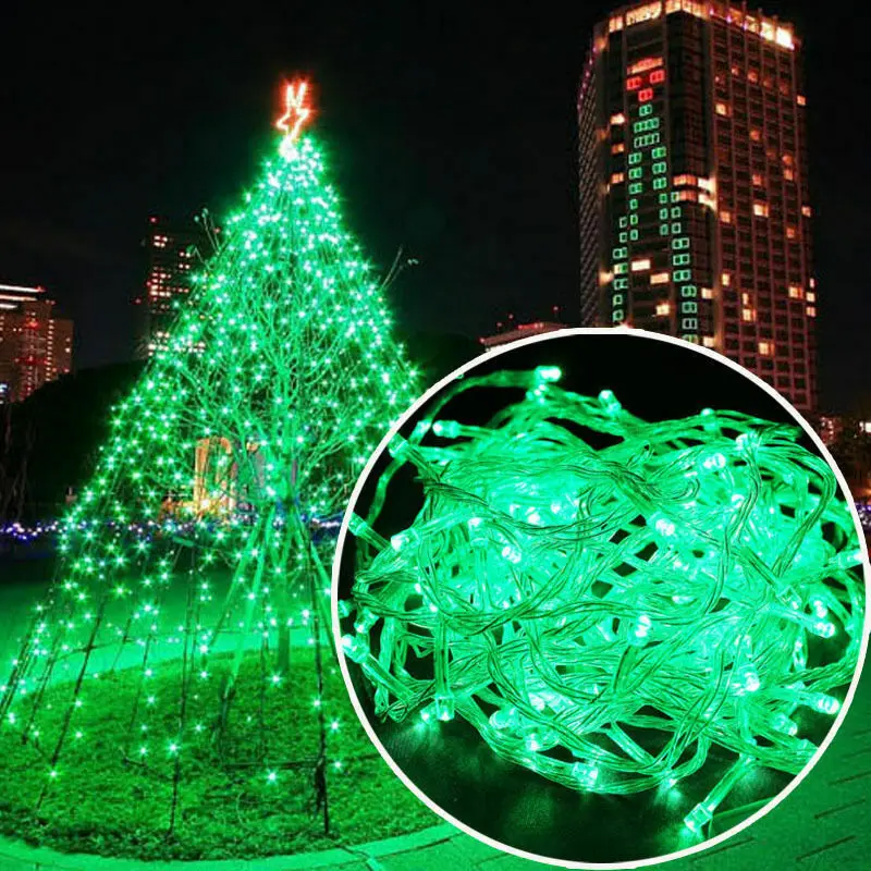 100 LED 10M Christmas Tree Fairy String Party Lights Xmax Waterproof Color Lamp 