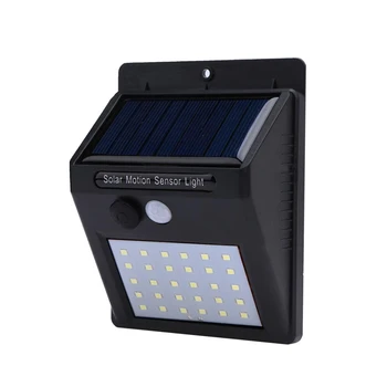 

30LED Solar Motion Sensor Light Split Separate Solar Powered Light PIR Motion Sensor Garden Outdoor Lamp Courtyard Night Light
