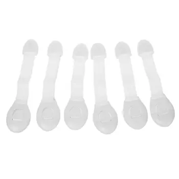 

6Pcs Baby Drawer Cupboard Cabinet Door Drawers Lengthened Safety Locks Latches