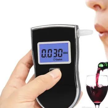 

VODOOL MAT818/MAT6000 Portable Breath Alcohol Tester with LCD Display Fast Reaction Digital Alcohol Detector Breathalyzer Newest