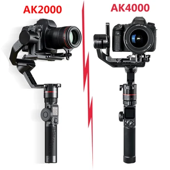 

FeiyuTech AK2000/AK4000 3-Axis Camera Stabilizer Handhel Gimbal for Sony Canon 5D Panasonic GH5 Nikon Sony Panasonic 2.8 kg/4KG