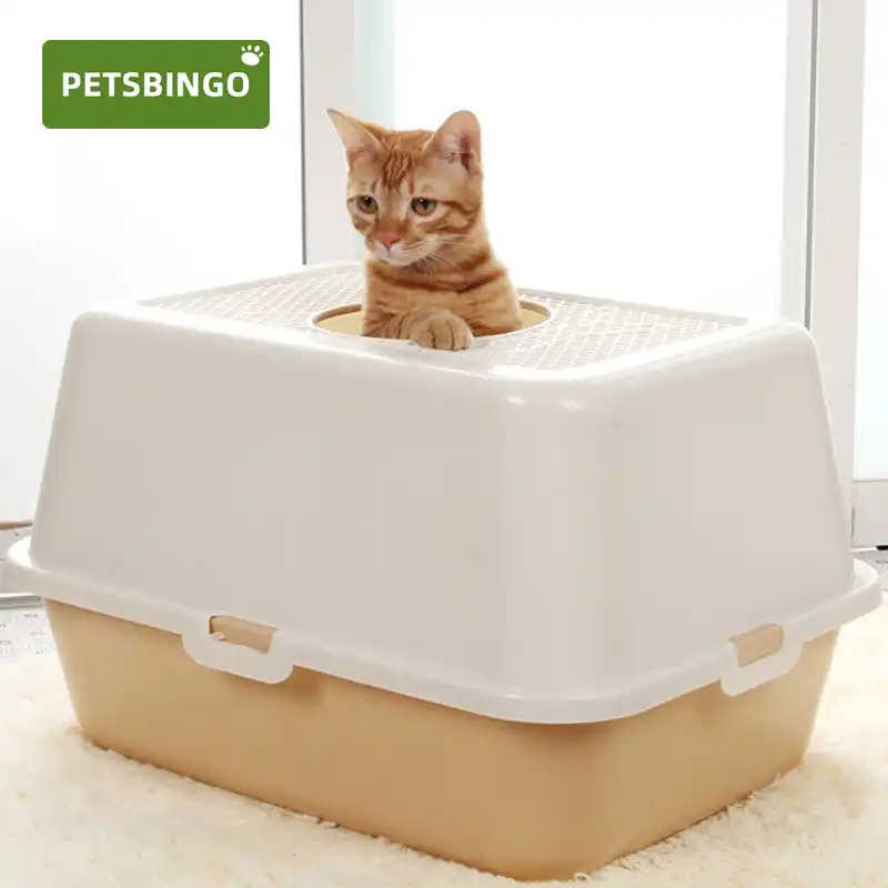 ペットビンゴ完全同封猫トイレトップエントリー猫トイレ特大猫用品抗はね脱臭子猫トイレ 猫用砂箱 Aliexpress