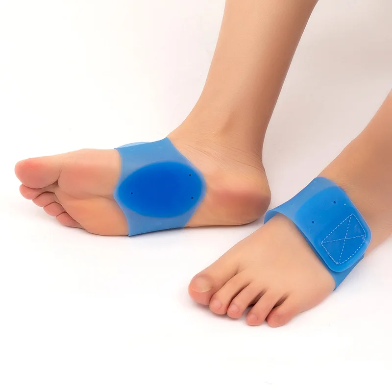 1Pair Adjustable Arch Support Sleeves Plantar Fasciitis Silicone Heel Spurs Foot Care Flat Feet Socks Pads Orthotic Insoles sun sleeves leg sleeves uv protection open heel cooling sleeves stockings for tennis golf