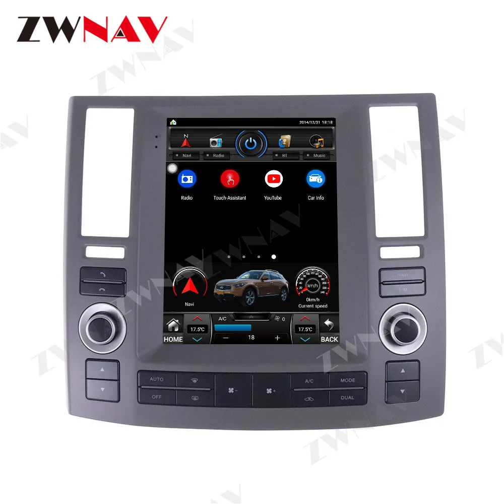 Android 10 Tesla Style GPS Navigation For Infiniti FX35 FX45 FX25 FX37 2006 2007 2008 2009 Auto Radio Stereo Multimedia Player | Автомобили