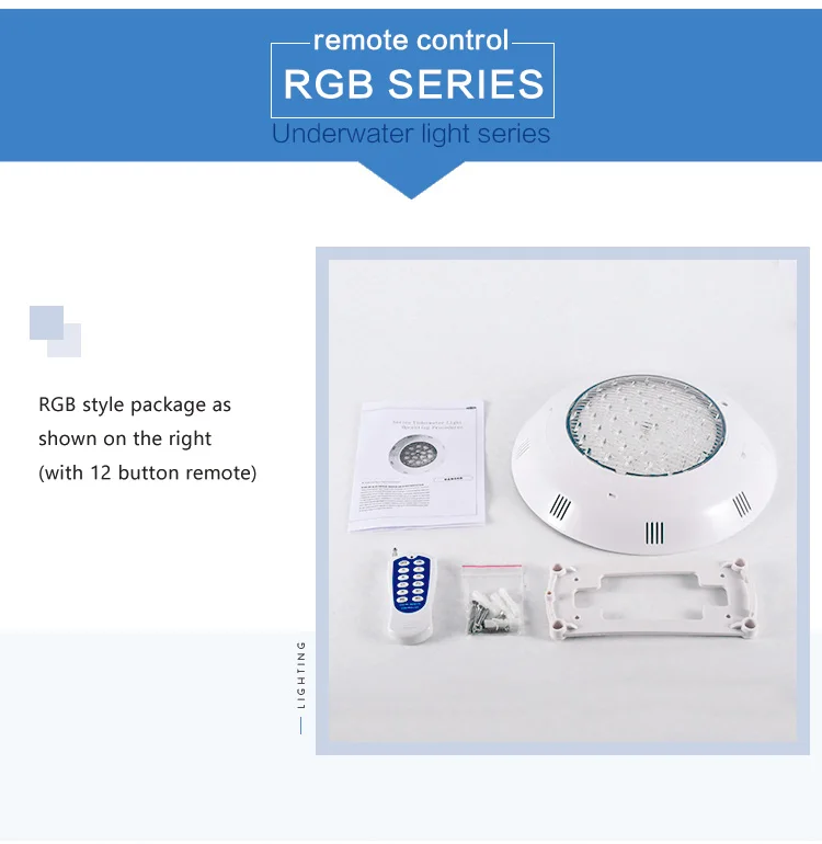 IP68 Водонепроницаемый светодиодный светильник для бассейна настенный подводный меняющий цвет RGB 35W luz piscina lampe 12V пульт дистанционного управления