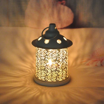 

Hanging Metal Nordic Candlestick Hollow White Creative Candle Holder Romantic Farol Portavelas Living Room Home Decor MM60ZT