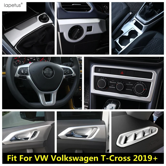 Für vw volkswagen t-cross t cross 2019-2023 auto hinten hinten hinten  nebels chein werfer lampe rahmen abdeckung abs chrom zubehör außen -  AliExpress