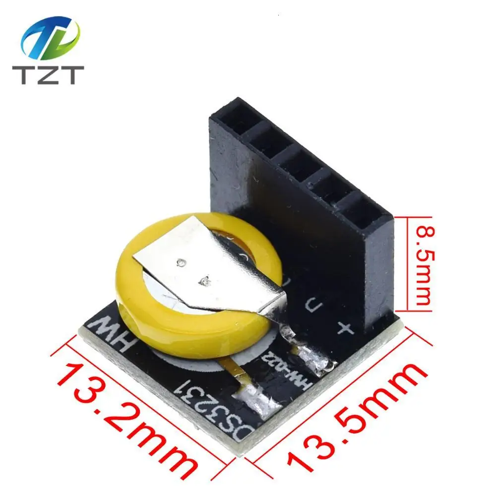 TZT Precision DS3231 Модуль часов в реальном времени RTC 3 В/5 В с аккумулятором для Raspberry Pi