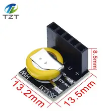 Tzt precisão ds3231 módulo de relógio tempo real rtc ds3231 3.3v/5v com bateria para raspberry pi para arduino kit diy