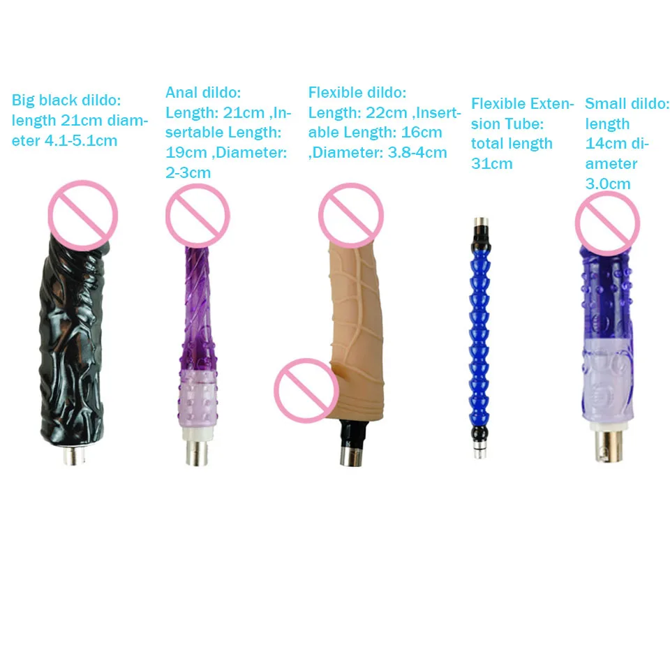  FREDORCH Lot Types Traditional Sex Machine A2 / F2 Attachment 3XLR Attachment Dildo Suction Cup Sex