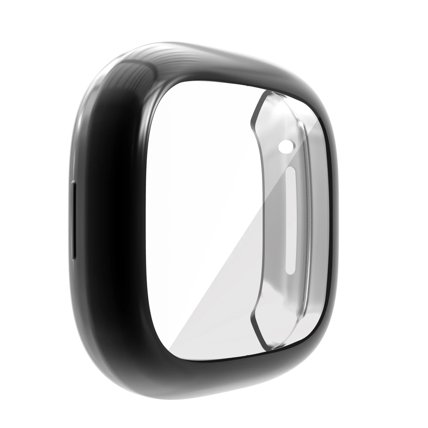 Schutzhülle für Fitbit Versa 3, weiche TPU-Vollbildschutzfolie für Fitbit Sense/Versa 3 Smart Watch Bumper Plating Shell – Detail 2
