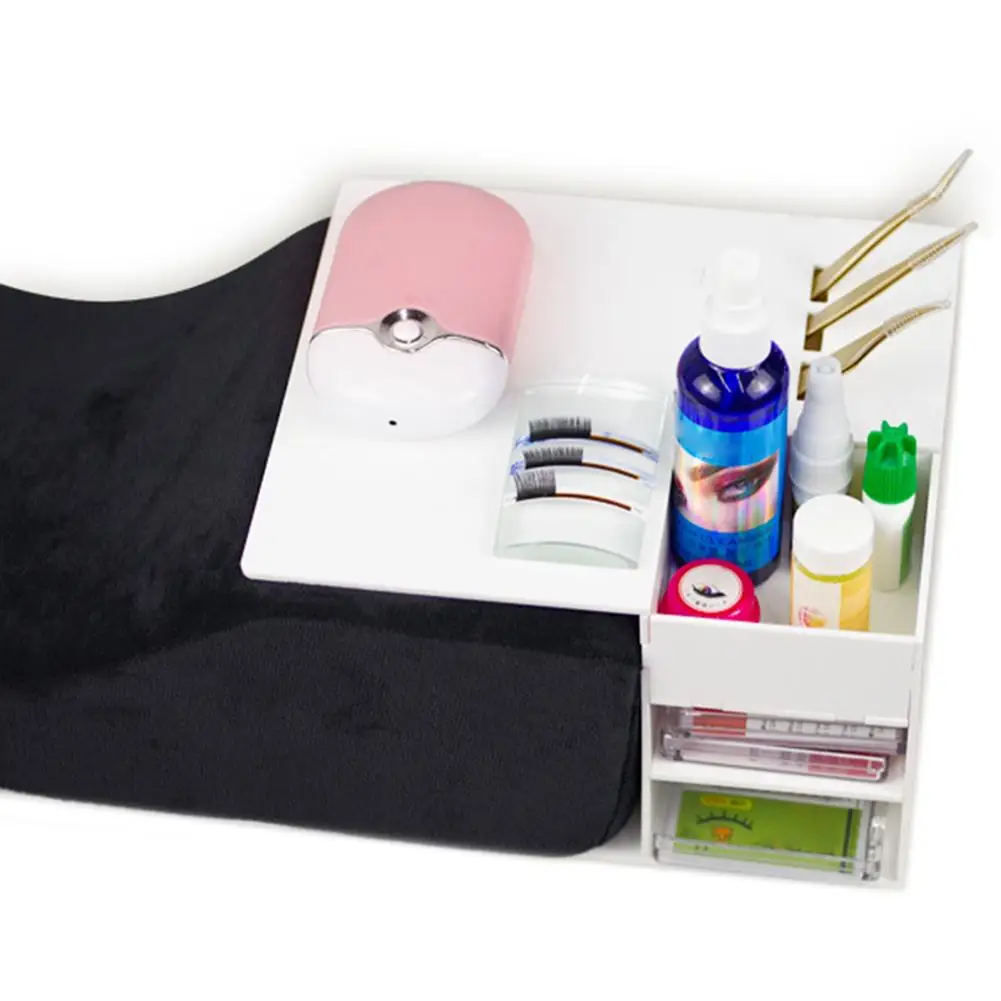 Professional Neck Support Grafting Eyelash Cushion Eyelash Extension Pillow Shelf Organizer Set For Beauty Salon 2