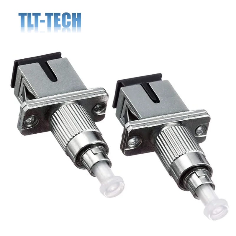 

2 Pieces/Pack Single Mode 9/125um FC/UPC Male to SC/UPC Female Hybrid Optical Fiber Adapter Connector