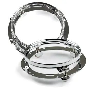 

1PC 7inch Motorcycle LED Headlight Bracket 7Inch Mounting Ring for Touring 94-13 Softail