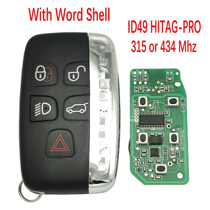 DATONG WORLD FOR LAND ROVER DISCOVERY FREELANDER 315MHZ 434MHZ ID49 HITAG PRO AUTO SMART KEYLESS ENTRY PROMIXITY KEY WITH WORD