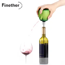 Finether Электрический винный Pourer сидер декантерный насос Apple дизайн пищевой нержавеющей стали присоска вина Pour аксессуары