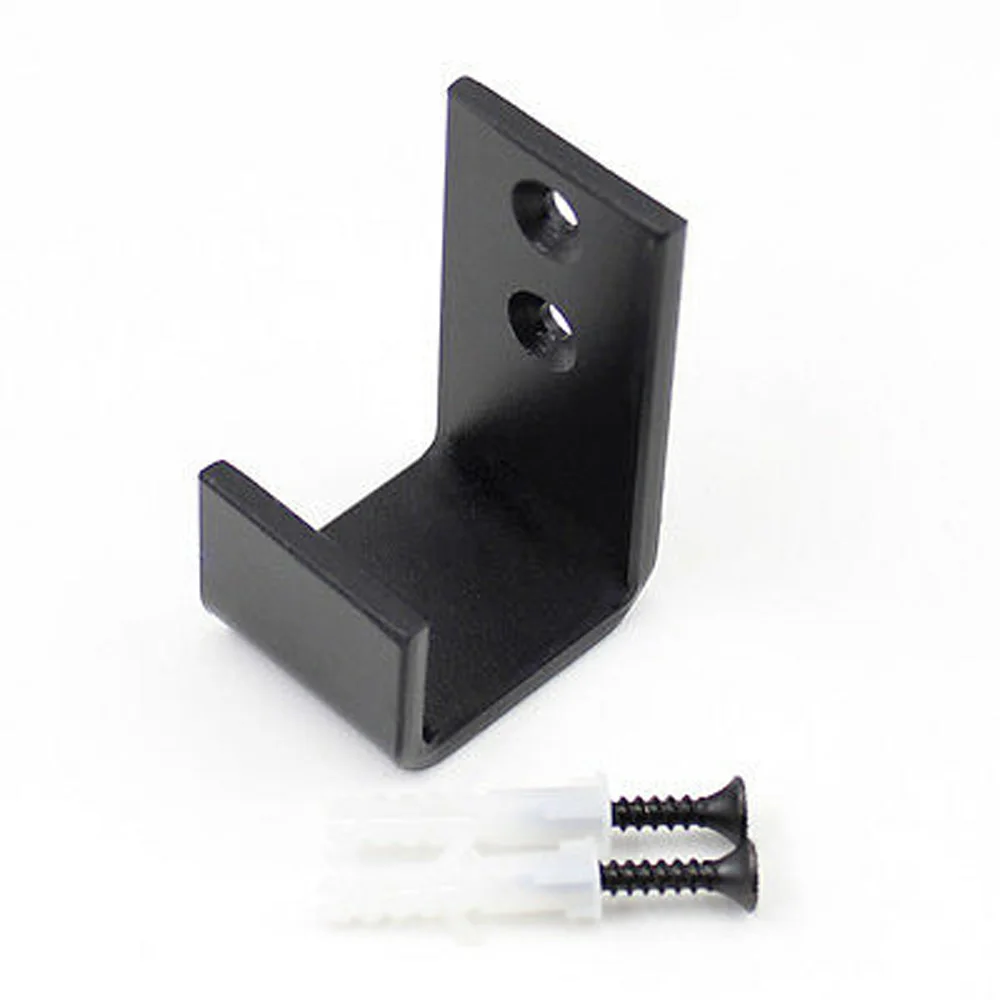 

Carbon Steel Barn Door Hardware Sliding Bottom Floor Guide Wall Guides W/ Screws Barn Door Guide With Toughness, Wear Resistance