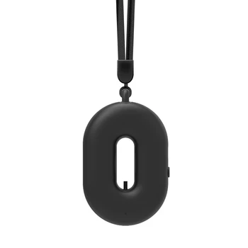 

Personal Wearable Air Purifier Necklace Mini Portable Air Freshner Ionizer Negative Ion Generator Low Noise Black