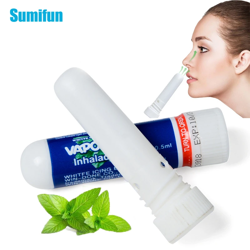 100Original Thailand Herbal Nasal Inhaler Nasal Essential Oil Rhinitis