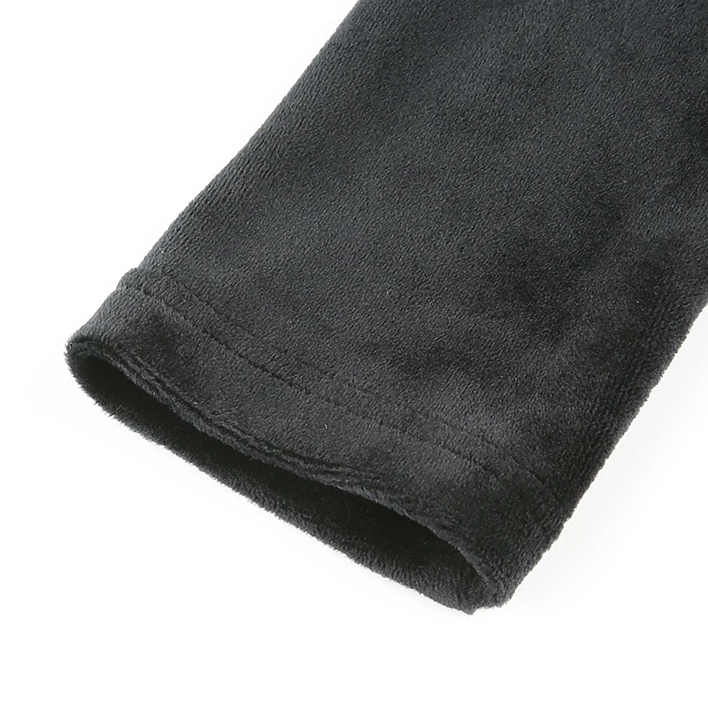HEYounGIRL Вышивка Повседневная бархатная укороченная куртка для женщин Harajuku черное пальто Дамы V образным вырезом с длинным рукавом пальто корейский стиль Осень