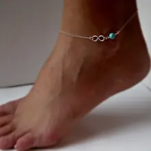 Европейский и американский стиль, тренд небольшие ювелирные изделия Простые Летние универсальные повезло с цифрой «8» и надписью, Простой Бисероплетение Браслет анклет(браслет на ногу