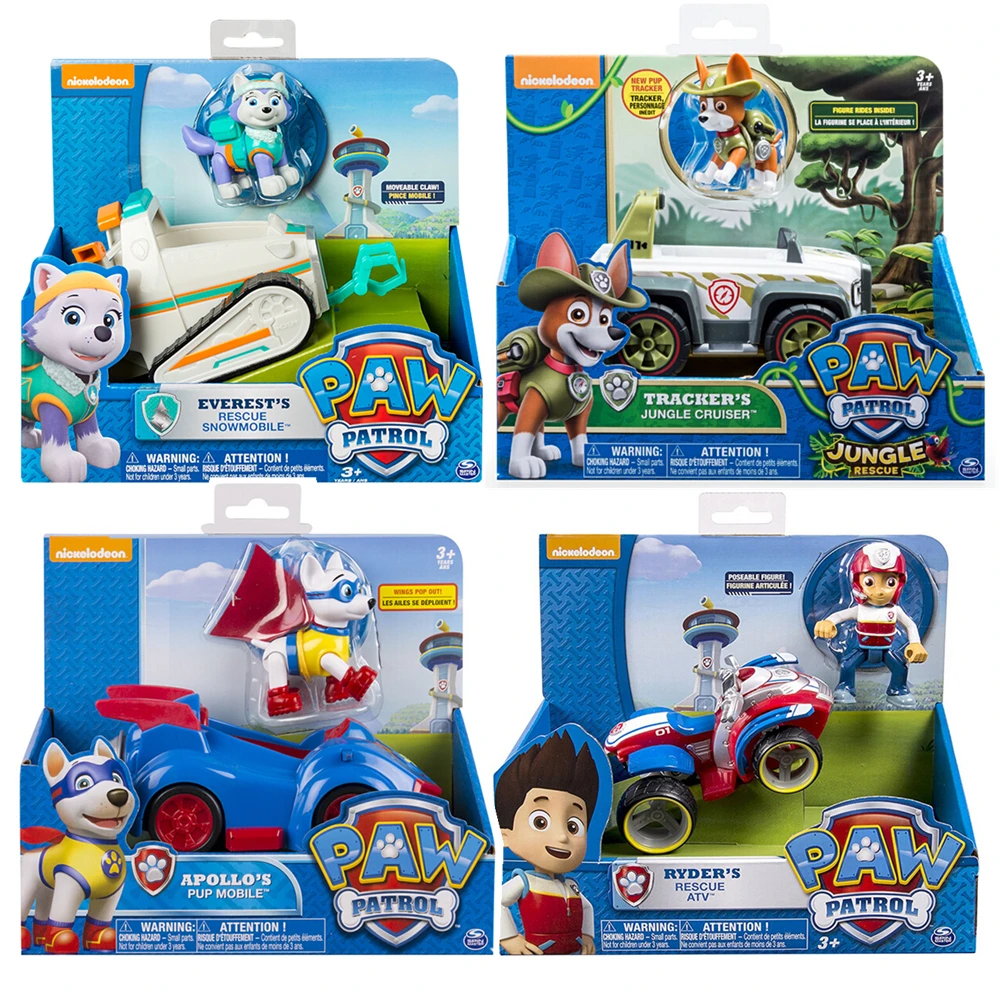 

Paw Patrol Toy Set Anime Everest Tracker Apollo Ryder Action Figure Model Puppy Patrol Paw Patrol Birthday Set Kids Gift