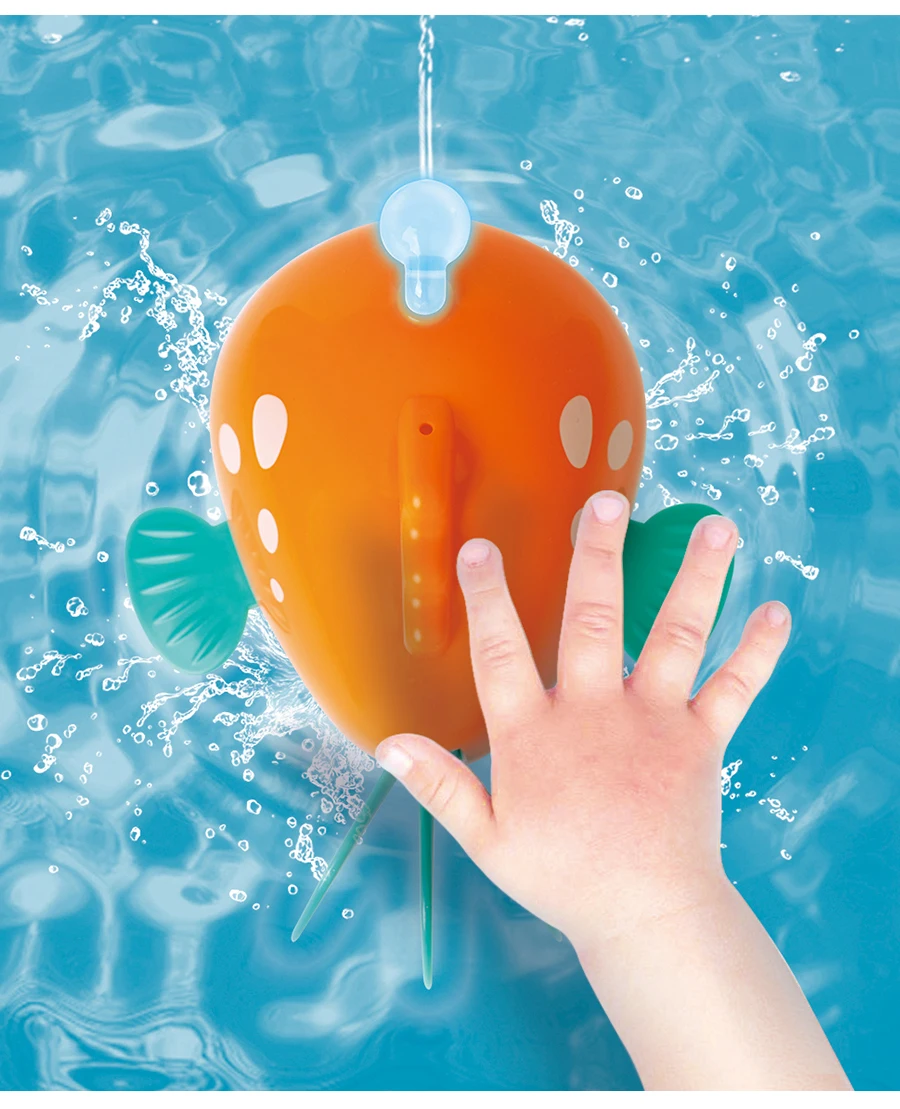 HOLA TOYS 8103 игрушка для ванны для купания Spouts Beaver Lanternfish игрушки для ванной комнаты детские подарки