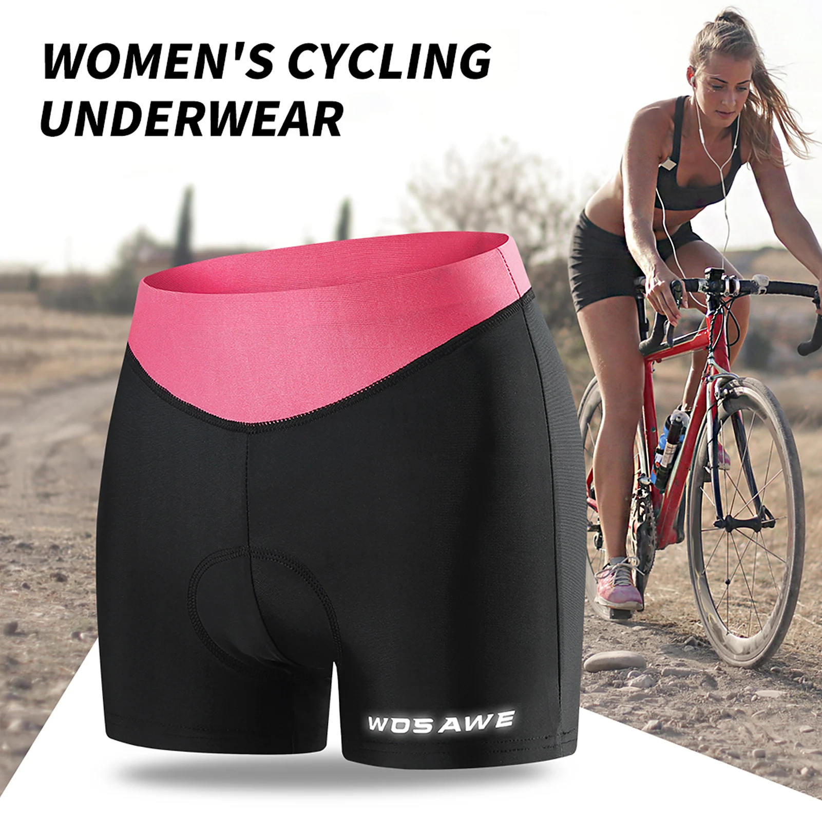 Ropa interior de ciclismo para mujer, pantalones transpirables para bicicleta de montaña o carretera - AliExpress Deportes y entretenimiento