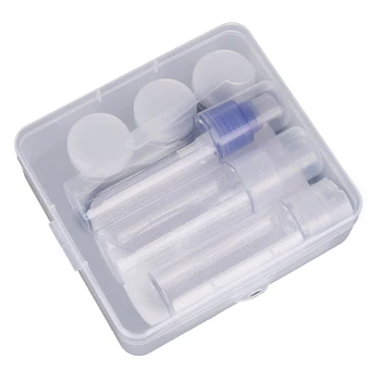 

Soap Dish Box Professional Portable Transparent Travel Cosmetic Bottle Points Bottling Cream Case Travel Trip Simple Clean