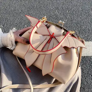 

Contrast color Tote bag 2020 Fashion New High quality PU Leather Women's Designer Handbag Clip Shoulder Messenger Bag