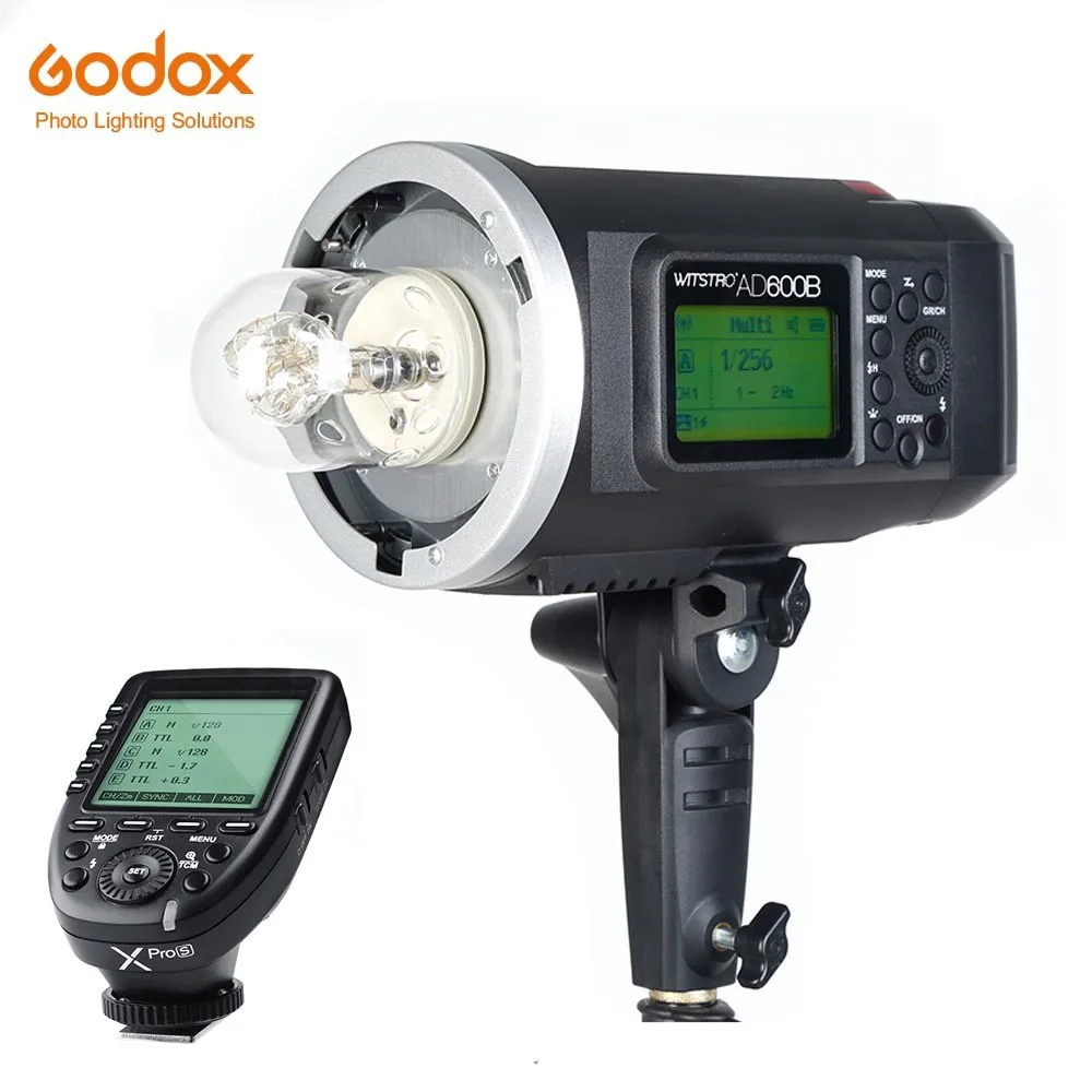 Бесплатная идентификация Godox Wistro AD600B TTL универсальная Мощная внешняя вспышка со