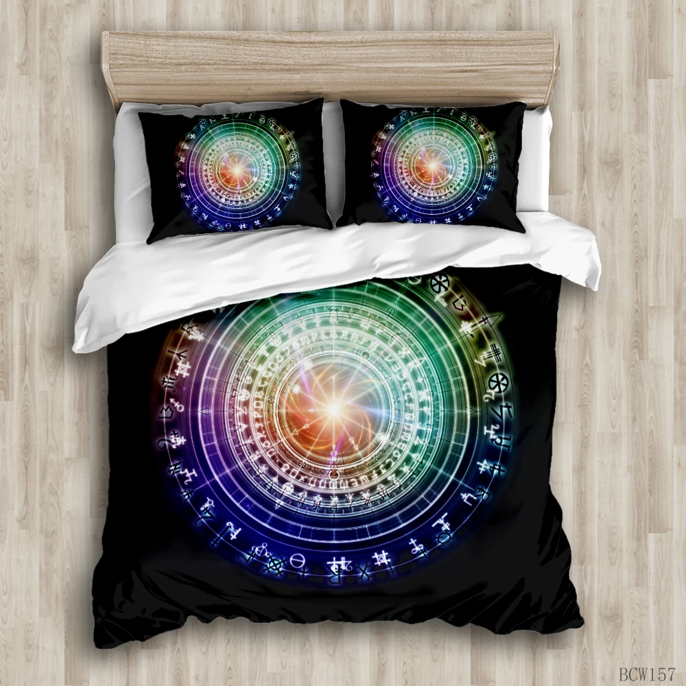 

Tarot array Printed Duvet Cover Set Bedding Sets With Pillow Case Luxury Microfiber Bedspread Home Textiles