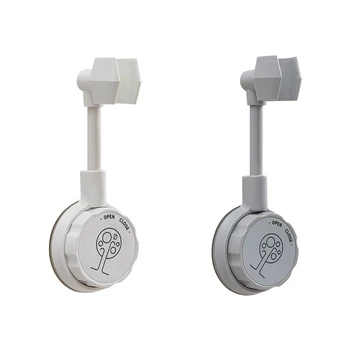 Suction Cup Shower Holder Adjustable Shower Head Holder Universal Bathroom Bracket Nozzle Base Stand Punch-Free 360°Rotation 1pc 1